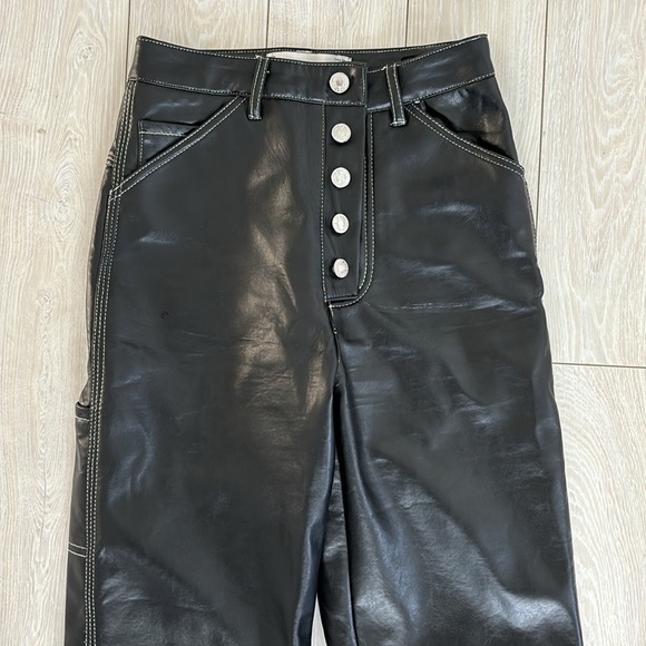 Simonette Leather Pants - Picture 2 of 4